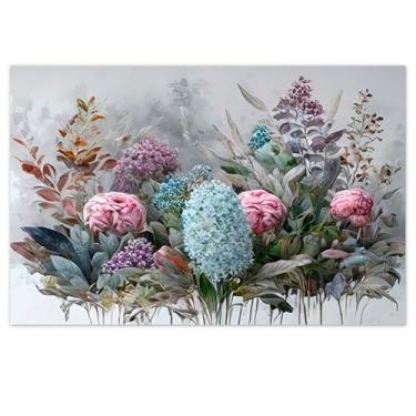 Imagem de Quadro Decorativo Buquet Flores do Campo, Tela em Canvas ideal para Sala, Quarto e Hall de entrada(100x70 cm)