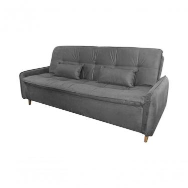 Imagem de Sofá Cama Casal Reclinável Donna - Cinza Light