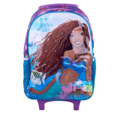 Imagem de Mochilete Escolar Pequena  Sereia Ariel Xeryus