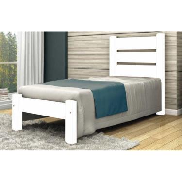 Imagem de Cama Solteirão (Solteiro Extra) Maiorca de Madeira Maciça Tauari