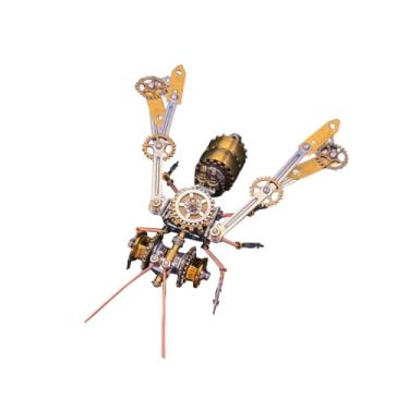 Imagem de ROUASD 3D Metal Puzzle Bumblebee Model Kit for Adults, 181 Pieces Steampunk Insect DIY Assembly Mechanical Models for Advanced Builders Collectors Hobby Gifts Desktop Display