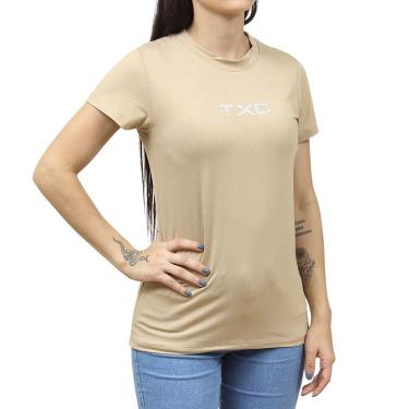 Imagem de Camiseta Feminina Bege TXC 38283
