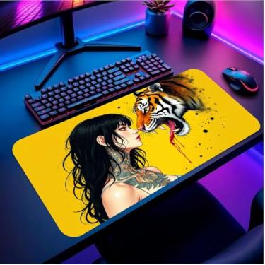 Imagem de Mouse Pad Gamer Premium Alternative Girl or Tiger 2 90X40