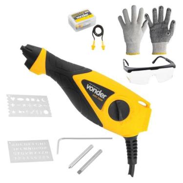 Imagem de Gravador Elétrico para Metais Vidro Pedra Madeira GRV700 com Luva, Ocu