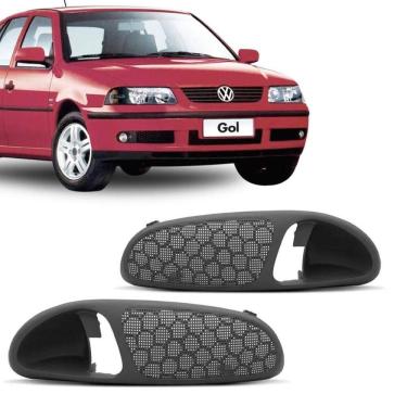 Imagem de Moldura Acabamento Maçaneta Interna Gol Parati Saveiro Cinza