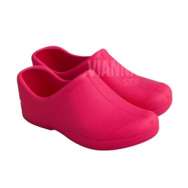 Imagem de Sapatilha Tênis Meia EPI Hospitalar Enfermagem Cozinha Confortável Impermeável Leve e Macio Cozinha e Hospital (Rosa, BR, Adulto, Faixa Numérico, 38, 39)