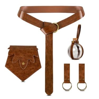 Imagem de Bolsa de cinto renascentista, bolsa de cintura, bolsa de moedas, medieval, vintage, anel, cinto, saia de couro, caminhadas, suporte para telefone steampunk, fantasia renascentista, acessórios