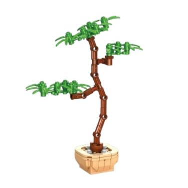 Imagem de Bloco de Montar Flores Decorativas – Kit Criativo de Montar Flores Artificiais para Decoração e Colecionar - Brinquedo Educativo e Criativo - Lene (Árvore Bonsai)