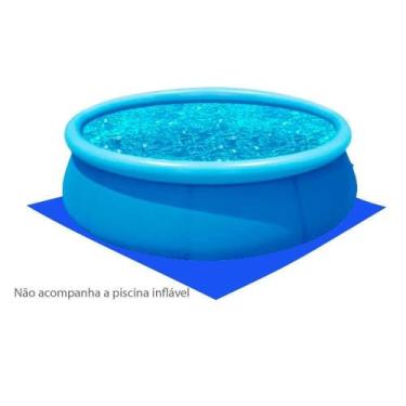 Imagem de Forro Lona Azul CK300 4x4 M para Fundo Piscina Inflável - Cikala