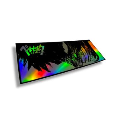 Imagem de Adesivo de carro Berserk vinil – Guts adesivo holográfico de vinil à prova d'água para laptop | Anime Merch acessórios de carro mangá fantasia escura adesivo Guts Decor (Berserk)
