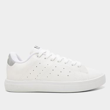 Imagem de Tênis Rainha Kingdom II Feminino, Branco, Prata, 35