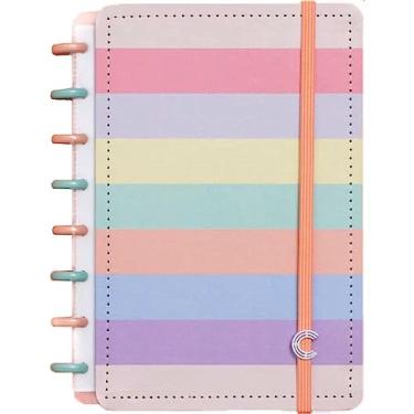 Imagem de Caderno Inteligente 80f A5 Arco Iris Pastel
