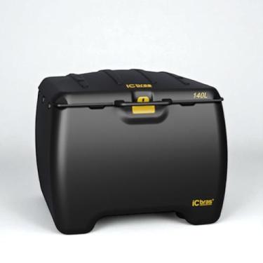 Imagem de Bau de Moto 140L Traseiro Preto Universal iCbras Bauleto