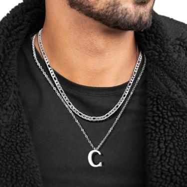 Imagem de Colar masculino de aço inoxidável, corrente de elos cubanos, preto/prata/ouro rosa/ouro, corrente masculina hip hop, joias 46/56/71/76 cm, 26inch, Cobre, Sem Pedra Preciosa