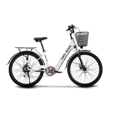 Imagem de Bicicleta Elétrica 29" Classic S3 350W 36V Two Dogs Branco