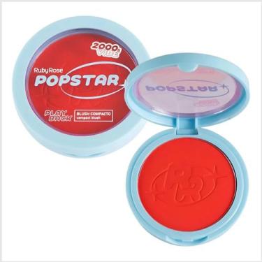 Imagem de Blush compacto playback popstar friday hbm08-6 ruby rose