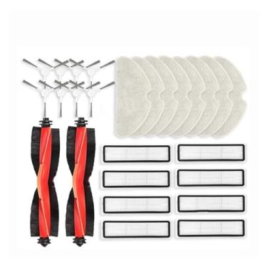 Imagem de Compatible With Compatible With Dreame F9 Pro / D10S / D10S Pro Roller Side Brush Filter Mop Cloths Rag Robot Vacuum Cleaner Accessory Spare Parts(Gold)