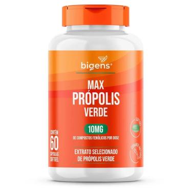 Imagem de Max Própolis Verde - 60 Cápsulas Softgel - Bigens-Masculino