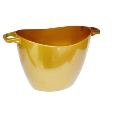 Imagem de Balde de gelo oval 5l dourado - Elite