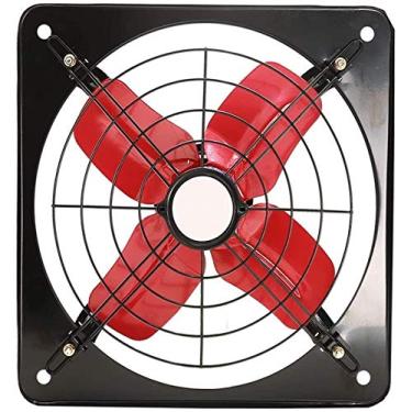 Imagem de KUYBTU Exaustor de parede Exaustor de Baixo Ruído Ventilador Extrator Doméstico Tipo Janela Ventilador 30 cm Ventilador