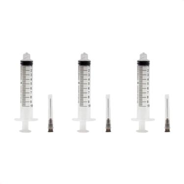 Imagem de Kit 300 Seringas 10ml Desc agulha 25x0,7mm Luer Lock - Medix