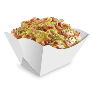 Imagem de Embalagem Bandeja Multiuso e Nachos P Branco 100un - Pdv Print