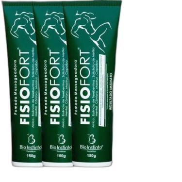 Imagem de Kit 3 Pomada Fisiofort 150G 2 Pomada Fisiofort Premium 150G - Bio Inst