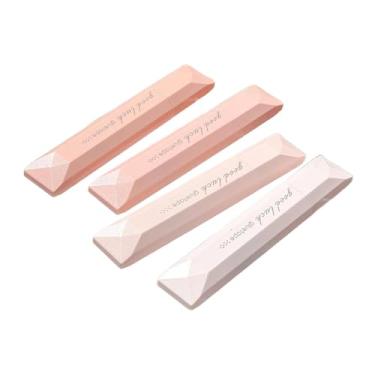 Imagem de Colaxi 4 rolos de fita adesiva para artesanato, cola multiuso, fita dupla face para scrapbooking, ideal para trabalhos escolares, confecção de cartões e, Rosa