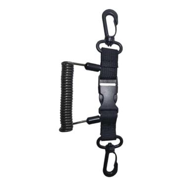 Imagem de Deevoka Cordão de Espiralado para Mergulho, Ideal para Lanterna de Fotografia Subaquática.