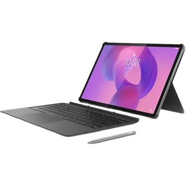Imagem de Lenovo Idea Tab Pro TB373FU, Tablet 12.7" 3K LCD 144Hz, MediaTek Dimensity 8300, 8GB RAM, 256GB, Android 14, Wi-Fi 6E, Bateria 10200mAh, Luna Grey, com Teclado e Caneta