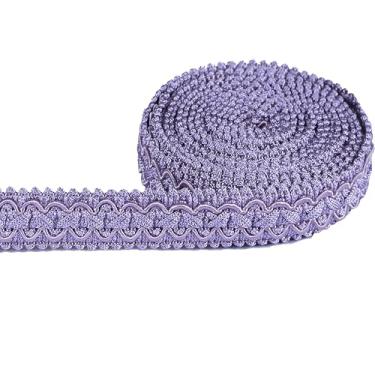 Imagem de BEL AVENIR Acabamento trançado Gimp 1,4 cm/0,55 polegadas de diâmetro, acabamento básico de tecido feito à mão de 5 jardas, acabamento de estofamento de poliéster para costura faça você mesmo, cortina