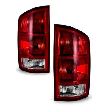 Imagem de AXLAHA Substituição de luz traseira para Dodge Ram 1500/02-06 Ram 2002 2003 2004 2005 2006 Ram montado no corpo substitui os pares esquerdo e direito