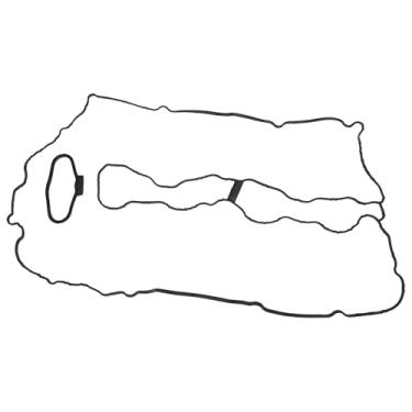 Imagem de INFINAUTO Junta da tampa da válvula, junta de vedação da válvula da cabeça do cilindro nº 11127566288 para Bmw 5 2009-2013 preta, junta da tampa do balancim 1 conjunto