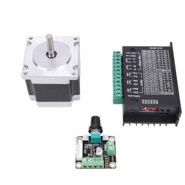 Imagem de Hyuduo Nema23 Stepper Motor Driver Kit 23HS5628 126N.cm 2.8A 56mm Motor do Eixo Com TB6600 Driver de 2 Fases para Gravador Impressora 3D Torno CNC