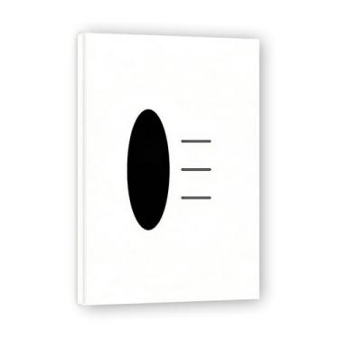 Imagem de Geometria silenciosaLienzo Minimalista: Serenidad Paleta Neutra Gran Área Vacía para Espacio Tranquilo15 x 59,9 cm Emoldurado