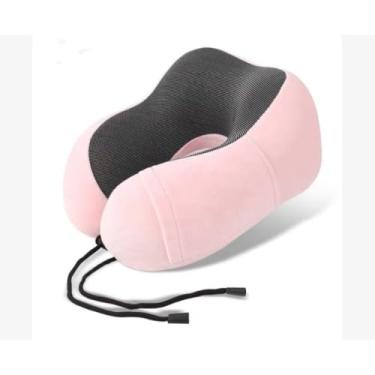 Imagem de Almofada De Viagem Para O PescoçO, Almofada ConfortáVel Para O PescoçO(Rosa)