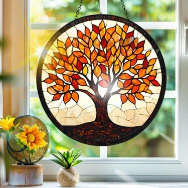 Imagem de Apanhador de sol de acrílico colorido, apanhadores de sol, decoração de janela suspensa de Papai Noel, arte de parede de arco-íris, para quarto, varanda, interior e exterior, jardim, enfeites de Natal