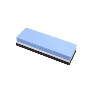 Imagem de Pedra de Amolar Dupla Face Profissional, 20x5x2cm, Retangular, Cimento Sílica Dióxido de Magnésio, para Facas Canivetes Ferramentas Agrícolas