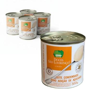 Imagem de 4x Leite Condensado Zero Aç. Zero Lactose S. Lourenço 335g - São Loure