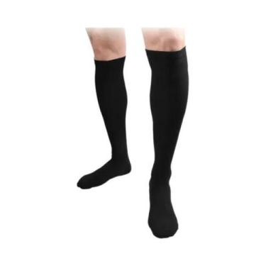 Imagem de Meias De Compressão Pretas Para Varizes, Anti-Fadiga, Esportes, Golfe,