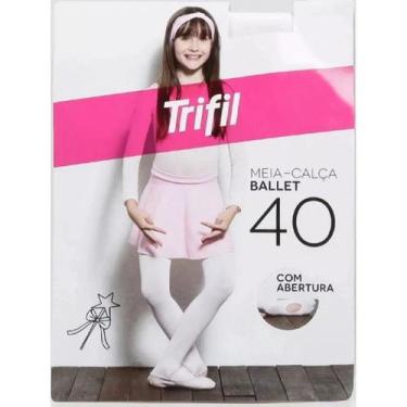 Imagem de Meia Calça Inf Ballet C Abertura Fio40 Trifil 6990 casapaula, Rosa, Cl