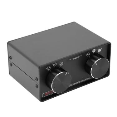 Imagem de Jopwkuin Distribuidor de Som de Metal Conversor Estéreo para Dispositivos de Som Amplificador de Potência Material de Liga de Alumínio para Entusiastas de Comparação de