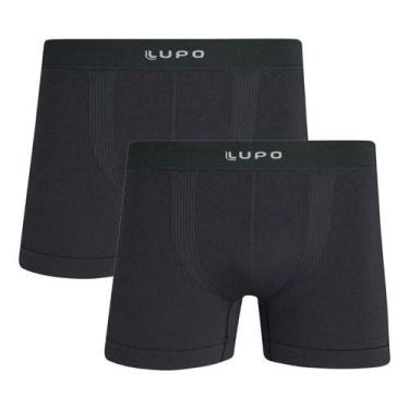 Imagem de Kit 2 Cueca Masculina Boxer Lupo 661 Original Micromodal Premium, Chum