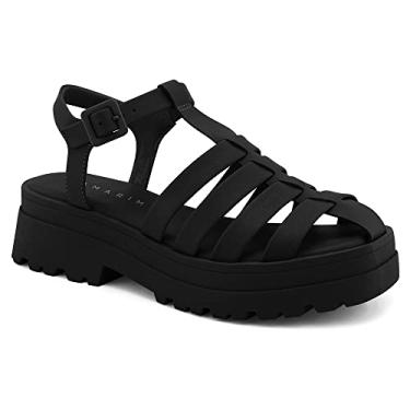 Imagem de Sandália Fisherman, Feminino, Ramarim, Preto, 39