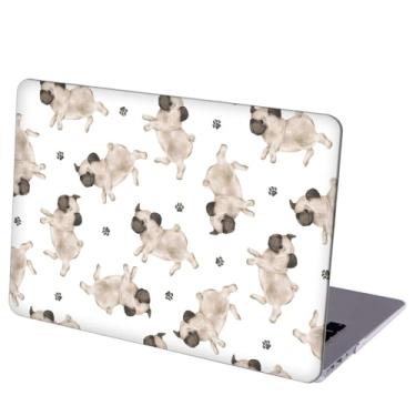 Imagem de Compatível com MacBook Air de 13,6 polegadas, capa rígida com capa de teclado e protetor de tela (A2681, chip M2/A3113, chip M3/A3240, chip M4, versão 2022-2025) - Pugs MD7548