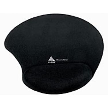 Imagem de Mouse Pad Clone Com Apoio Pulso Em Gel Preto Compacto 04058
