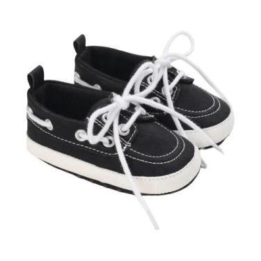 Imagem de Sapatos De Caminhada Para Bebê Menino Com Sola De Tecido Antiderrapant