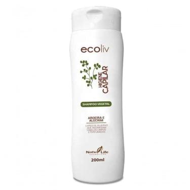 Imagem de Shampoo Vegetal Ecoliv Higiene Capilar - Natulife - 200ml