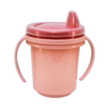 Imagem de Caneca Infantil Bico Rígido 330 ML Original Plasútil COR:Rosa 280ml, R