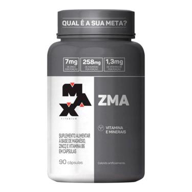 Imagem de Zinco Magnésio Vitamina B6 (90 Caps) Max Titanium